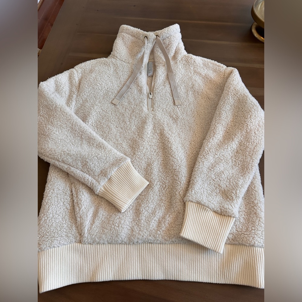 Cozy Cream Sherpa Pullover
